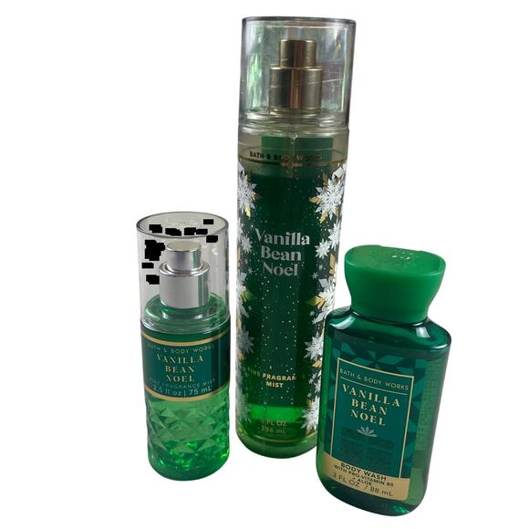 Bundle Bath & Body Works Vinalla Bean Noel Body Wash Mist - Picture 3 of 4